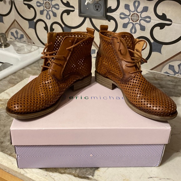 Eric Michael cognac Hanford leather boot. Size 6 - Picture 2 of 7